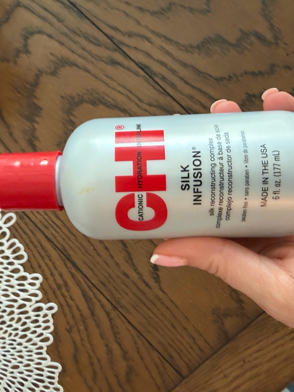 CHI Silk Infusion Hair Treatment - White with Red Cap